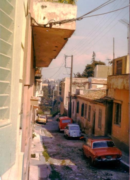1318684 Athens Plaka Street 1980 by Jan Willemsen